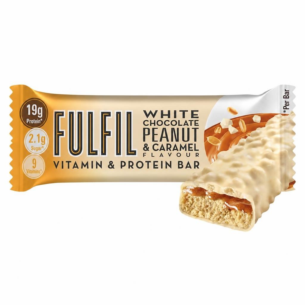Fulfil Vitamin & Protein Bar - White Chocolate Peanut & Caramel 55g