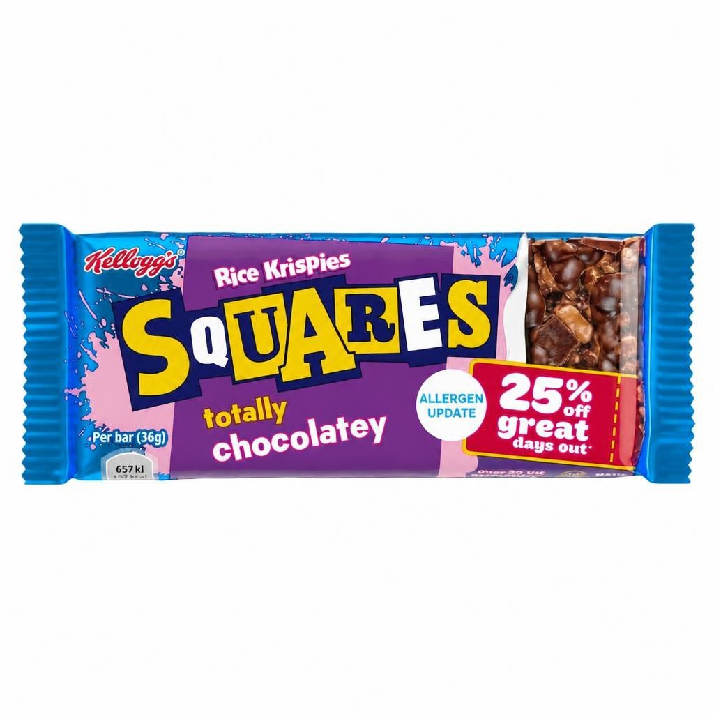 Kellogg's Rice Krispies Squares Totally Chocolatey 36g