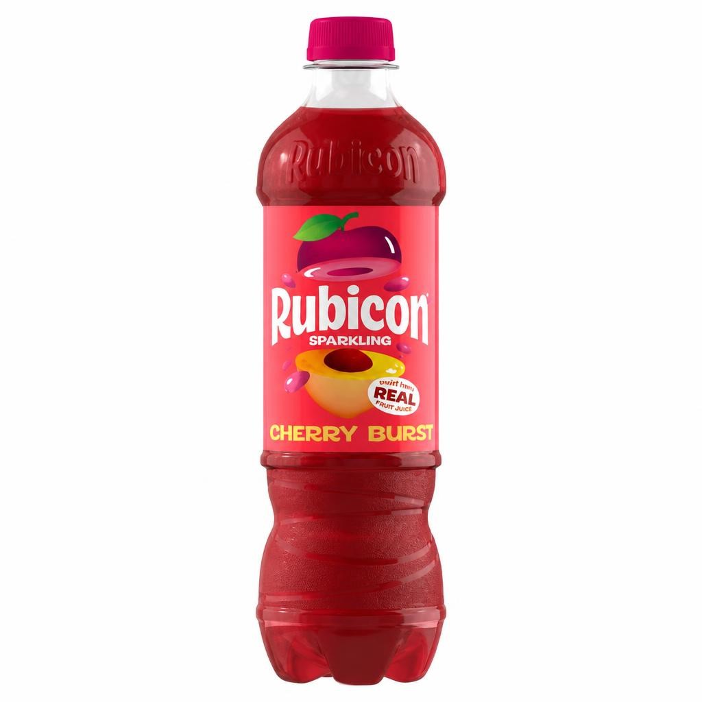 Rubicon Sparkling Cherry Burst Soft Drink Bottle 500ml