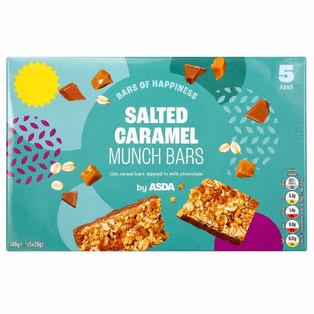 ASDA Salted Caramel Munch Bars (5 x 28g) 140g