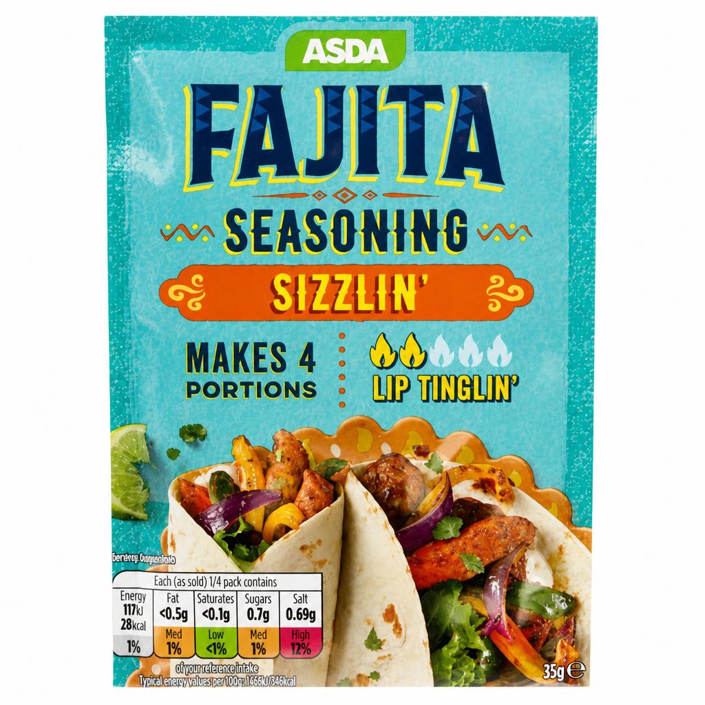 ASDA Sizzlin' Fajita Seasoning 30g