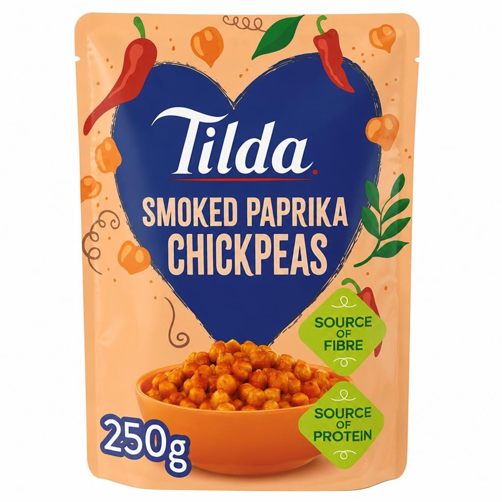 Tilda 250g Smoked Paprika Chickpeas