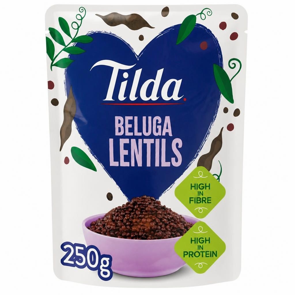 Tilda 250g Beluga Lentils