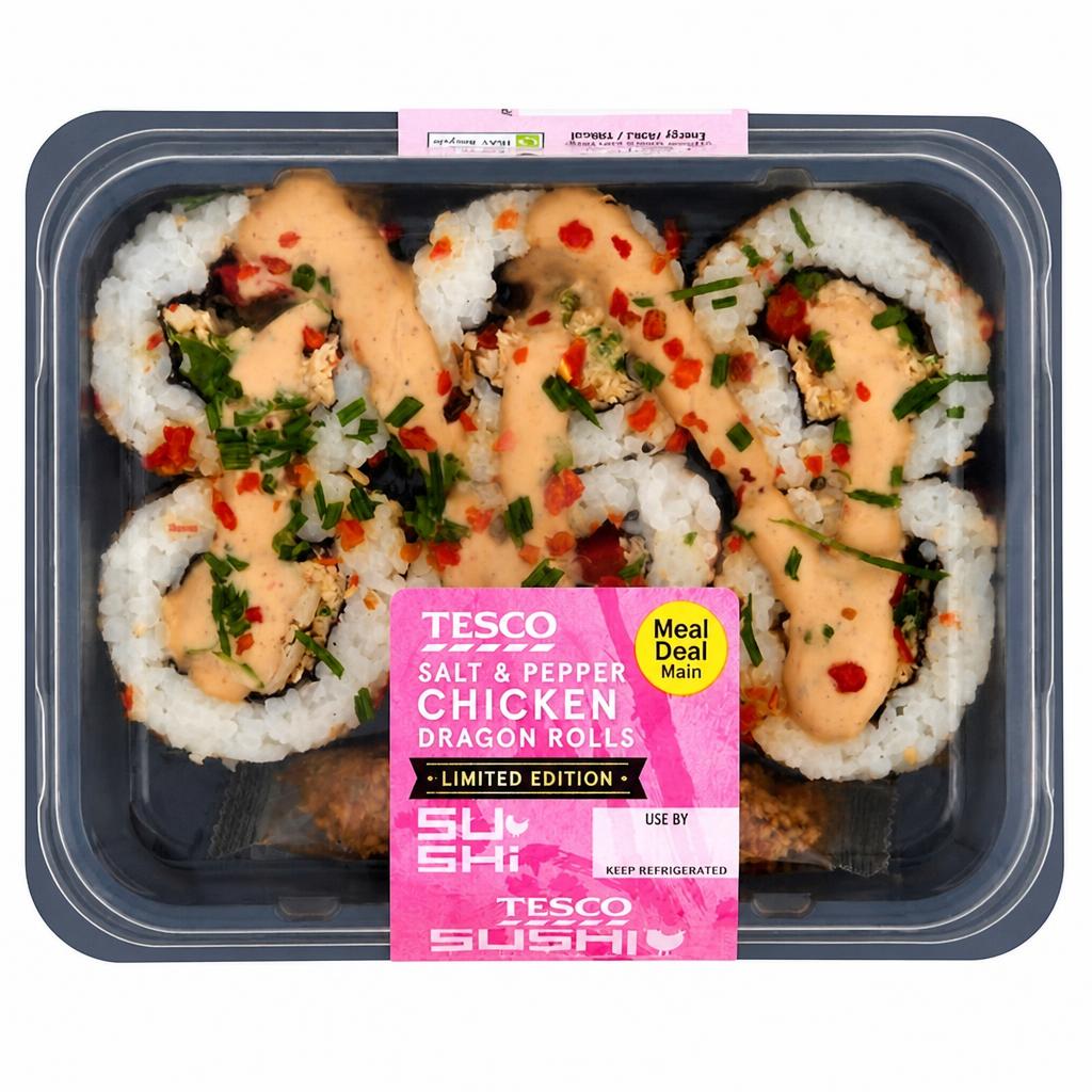 Tesco Limited Edition Salt & Pepper Chicken Dragon Roll 167g