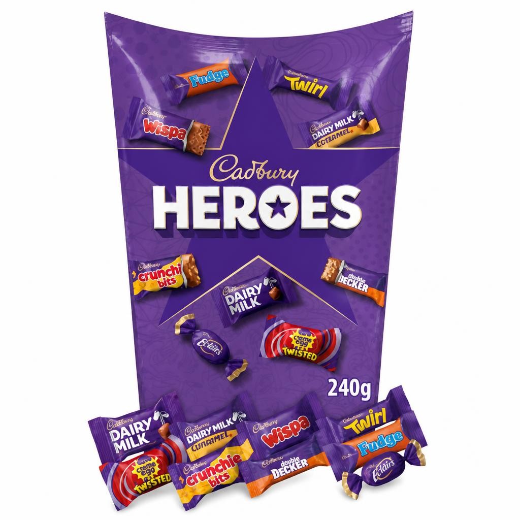 Cadbury Heroes Chocolate Assortment Carton 240 g