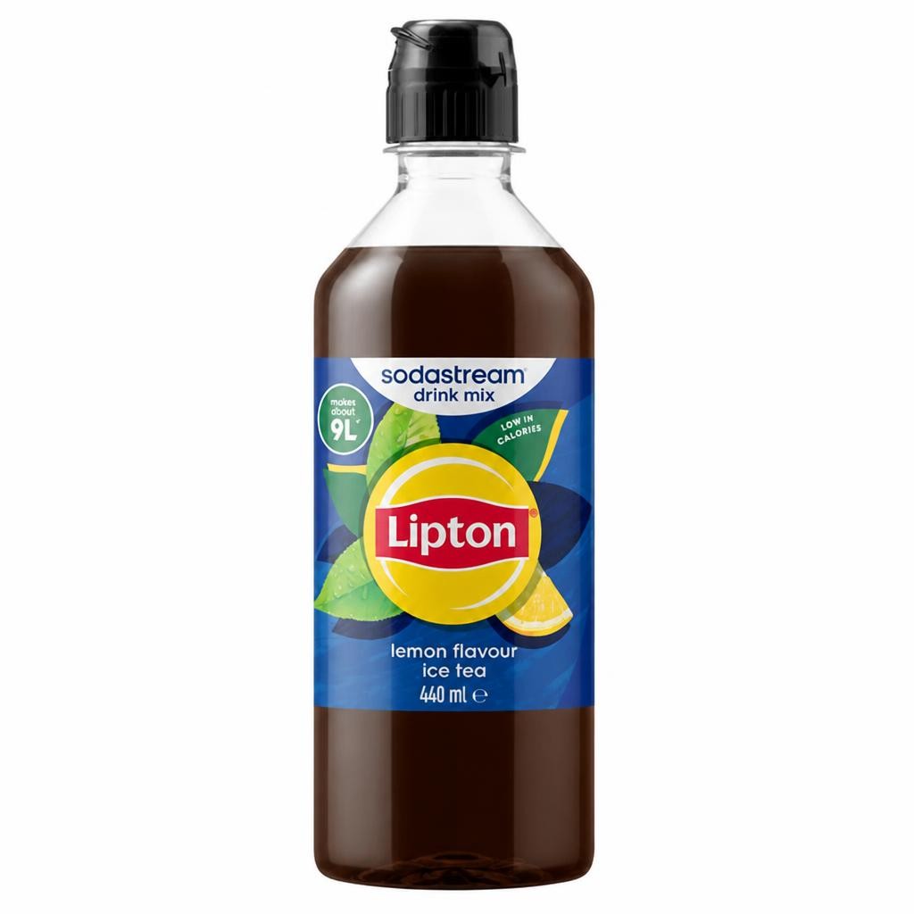Sodastream Lipton 440ml Lemon Flavour Ice Tea Sparkling Drink Mix
