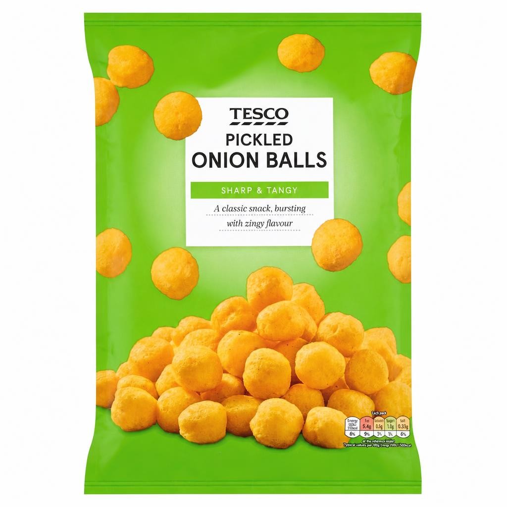 Tesco Pickled Onion Balls 125g