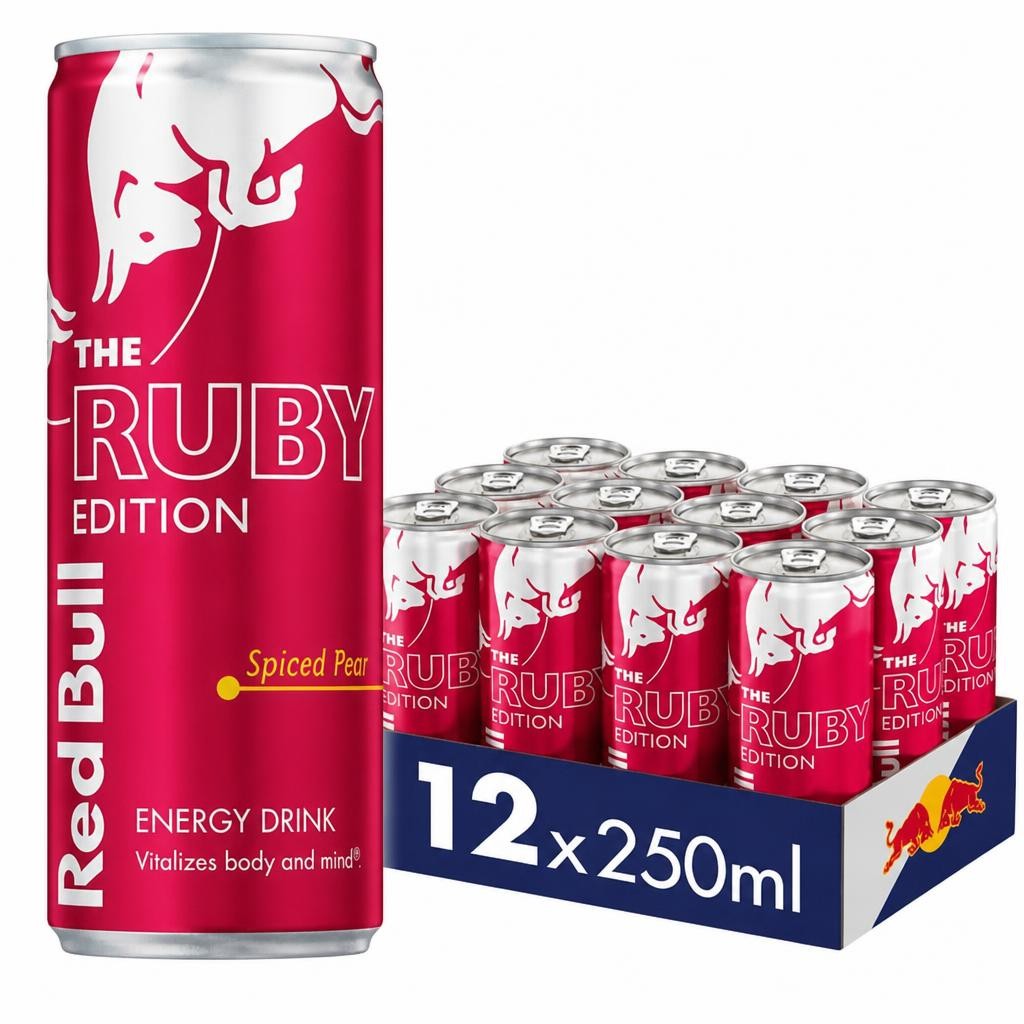 Red Bull Energy Drink Ruby Edition Spiced Pear 250ml x12