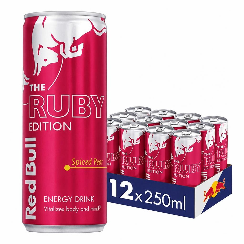 Red Bull Energy Drink Ruby Edition Spiced Pear 250ml x12