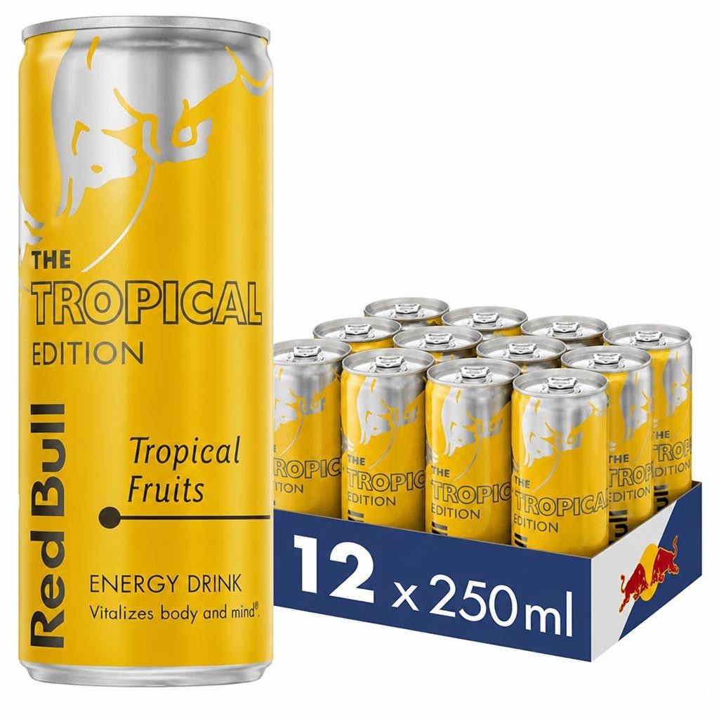 Red Bull Energy Drink Tropical Edition Tropical Fruits 250 x12