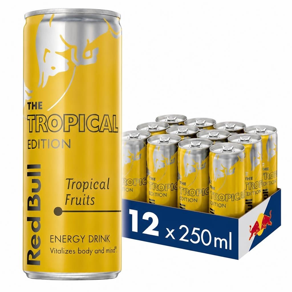 Red Bull Energy Drink Tropical Edition Tropical Fruits 250 x12