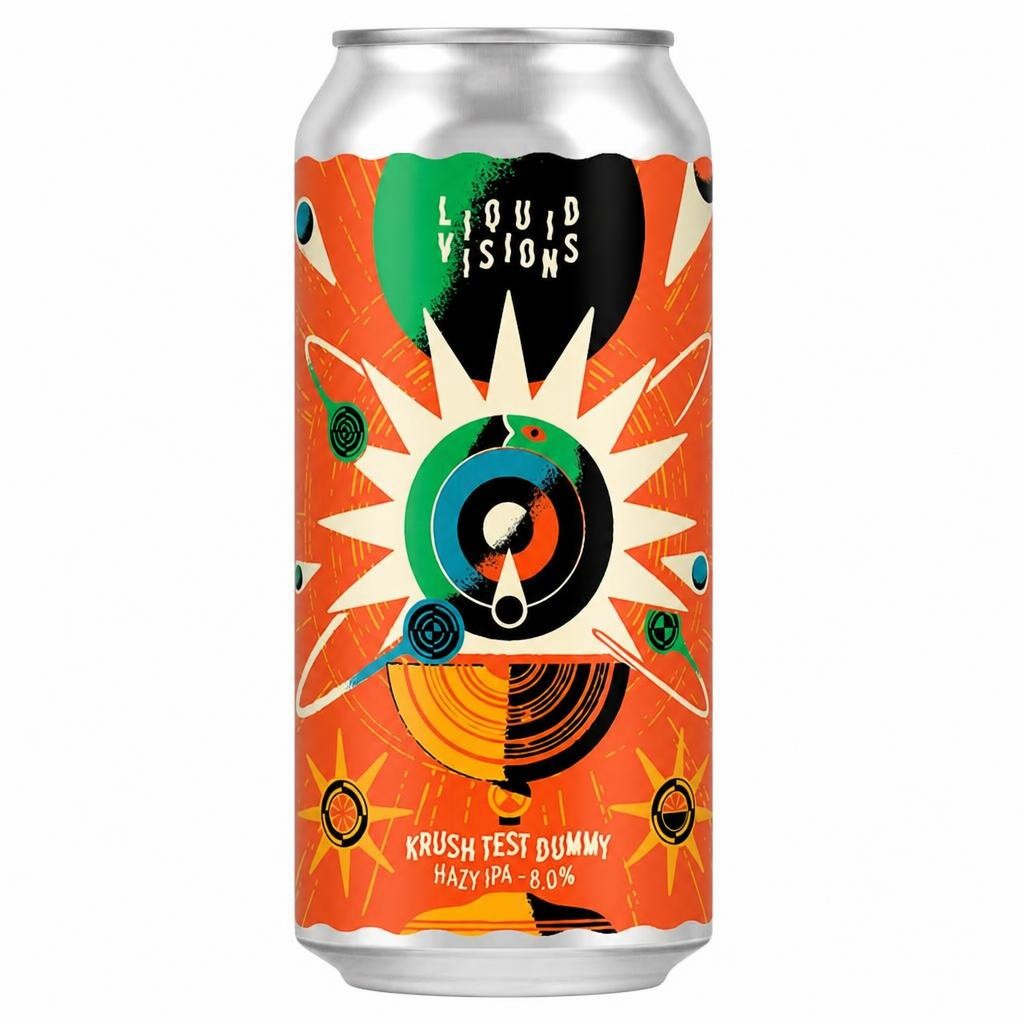 Liquid Visions Krush Test Dummy Hazy IPA 440ml