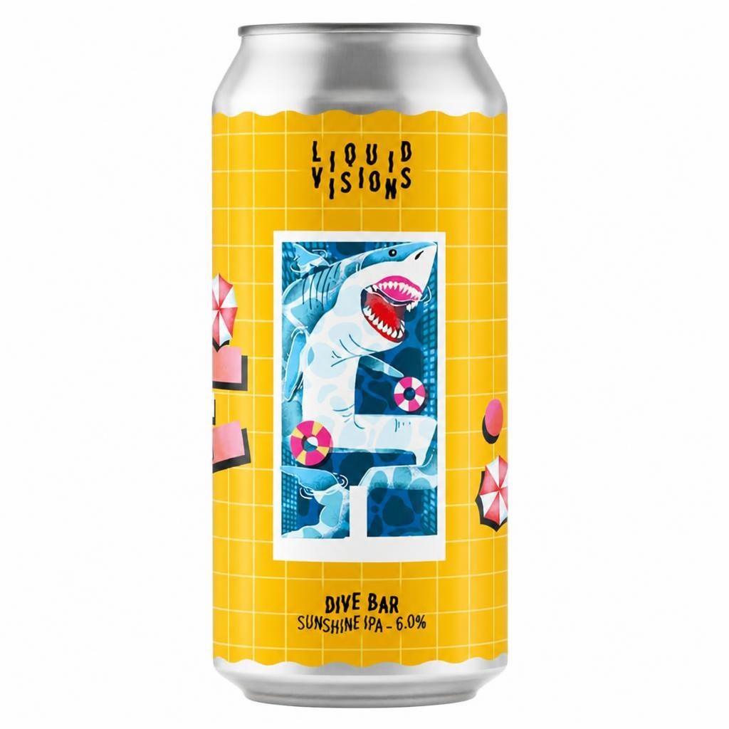 Liquid Visions Dive Bar Sunshine IPA 440ml