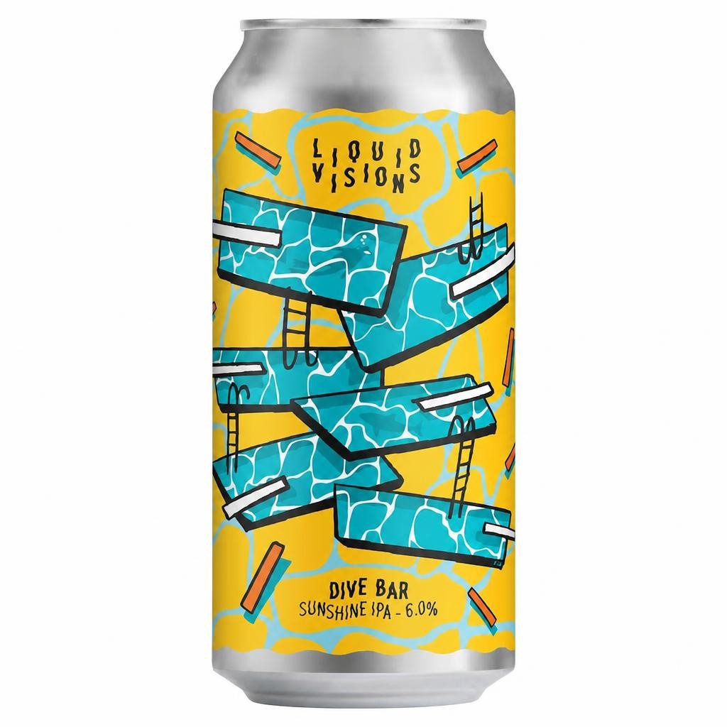 Liquid Visions Dive Bar Sunshine IPA 440ml