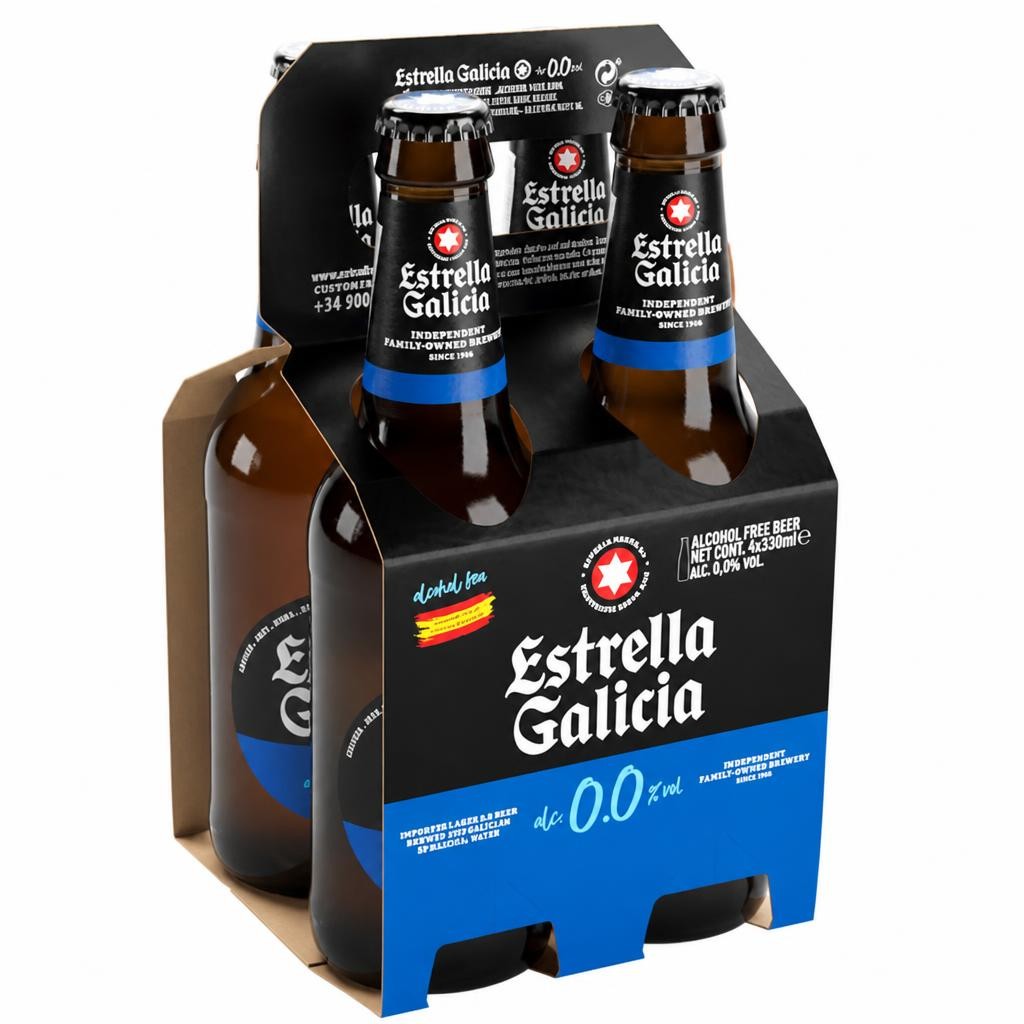 Estrella Galicia 0,0 4 X 33Cl