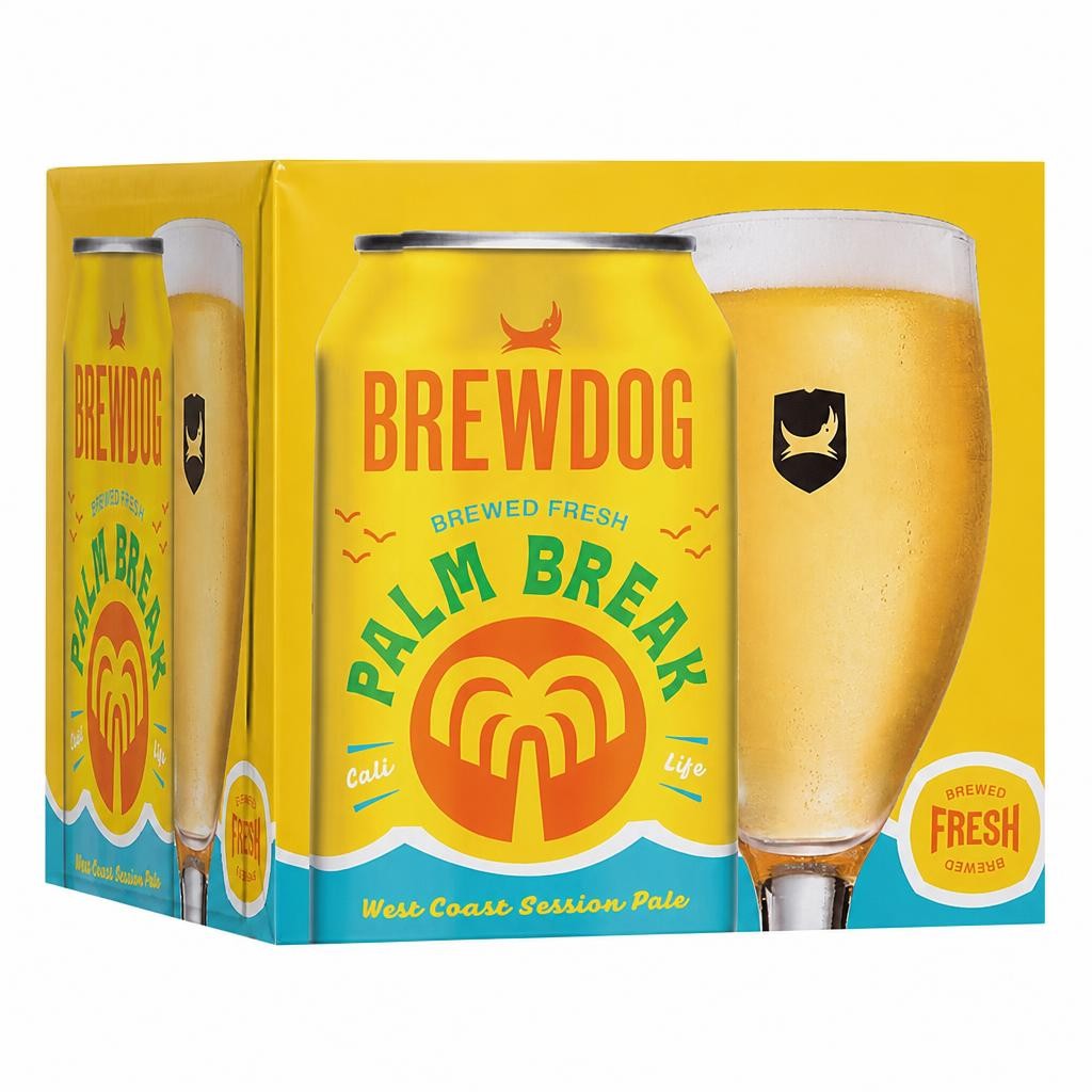 BrewDog Palm Break West Coast Session Pale 4x330ml