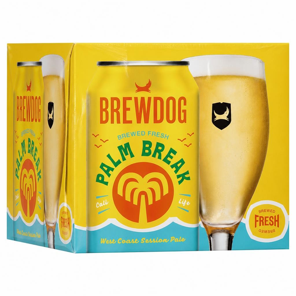 BrewDog Palm Break West Coast Session Pale 4x330ml