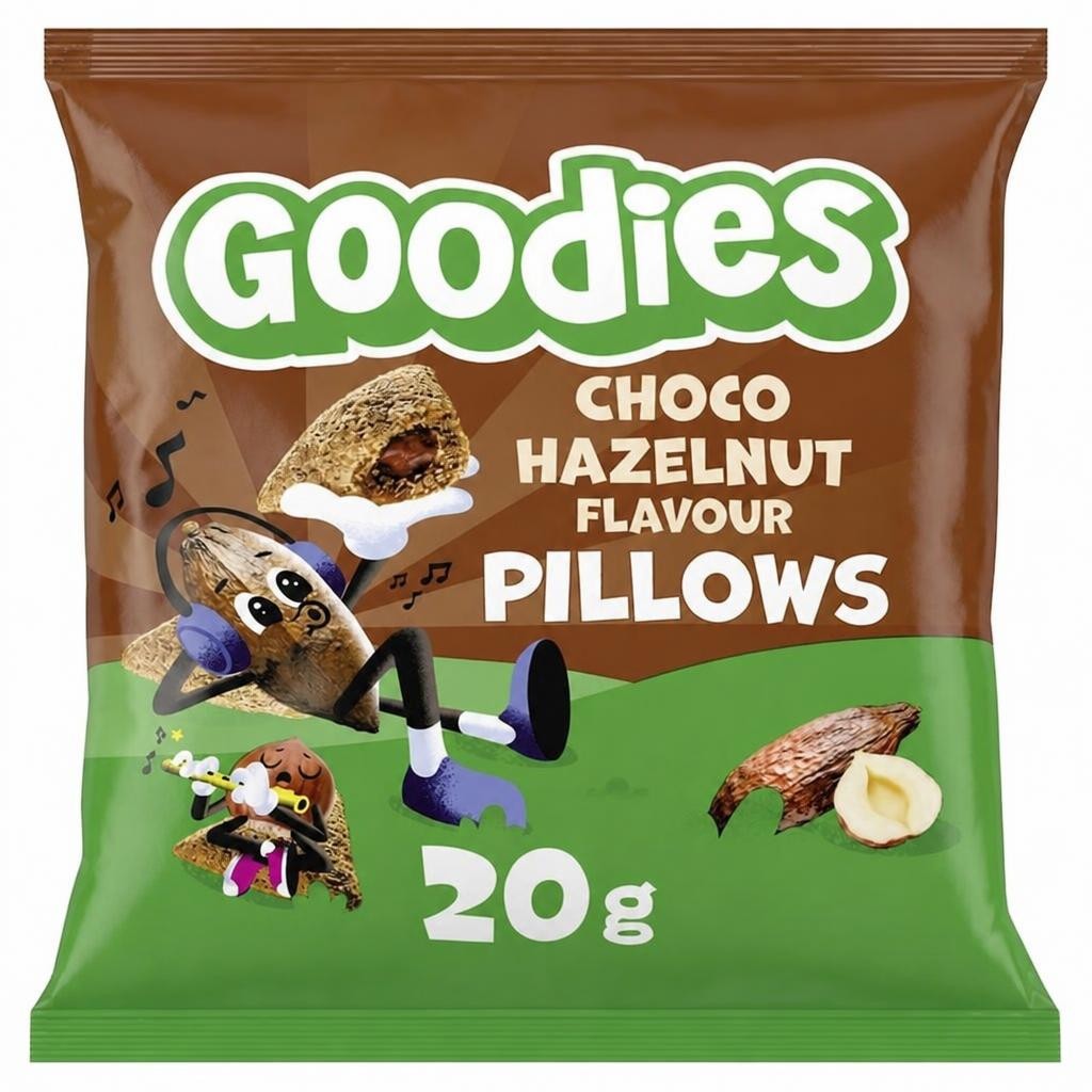 Goodies Choco Hazelnut Pillows 20g