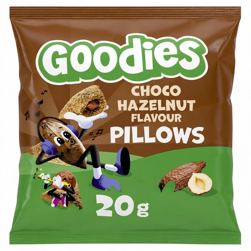 Goodies Choco Hazelnut Pillows 20g