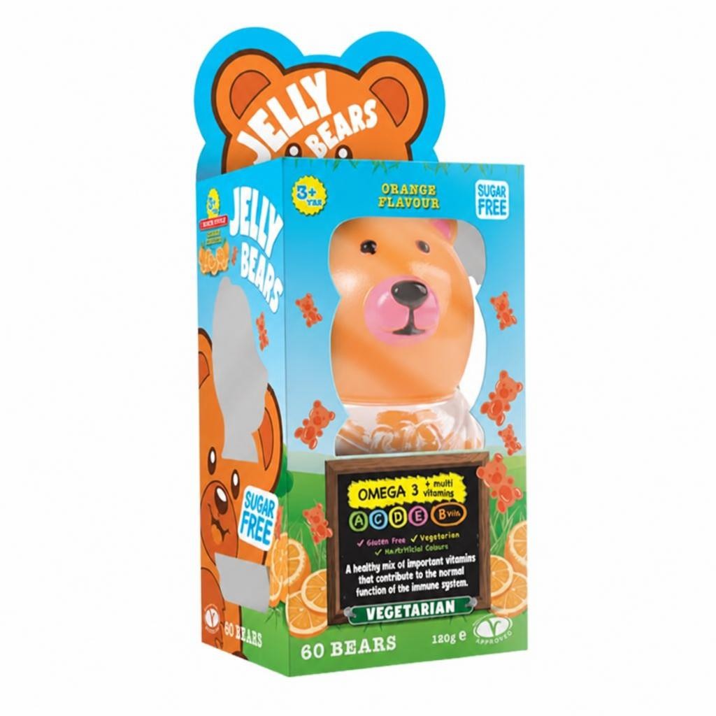 Jelly Bears Omega - Jar (60 BEARS)