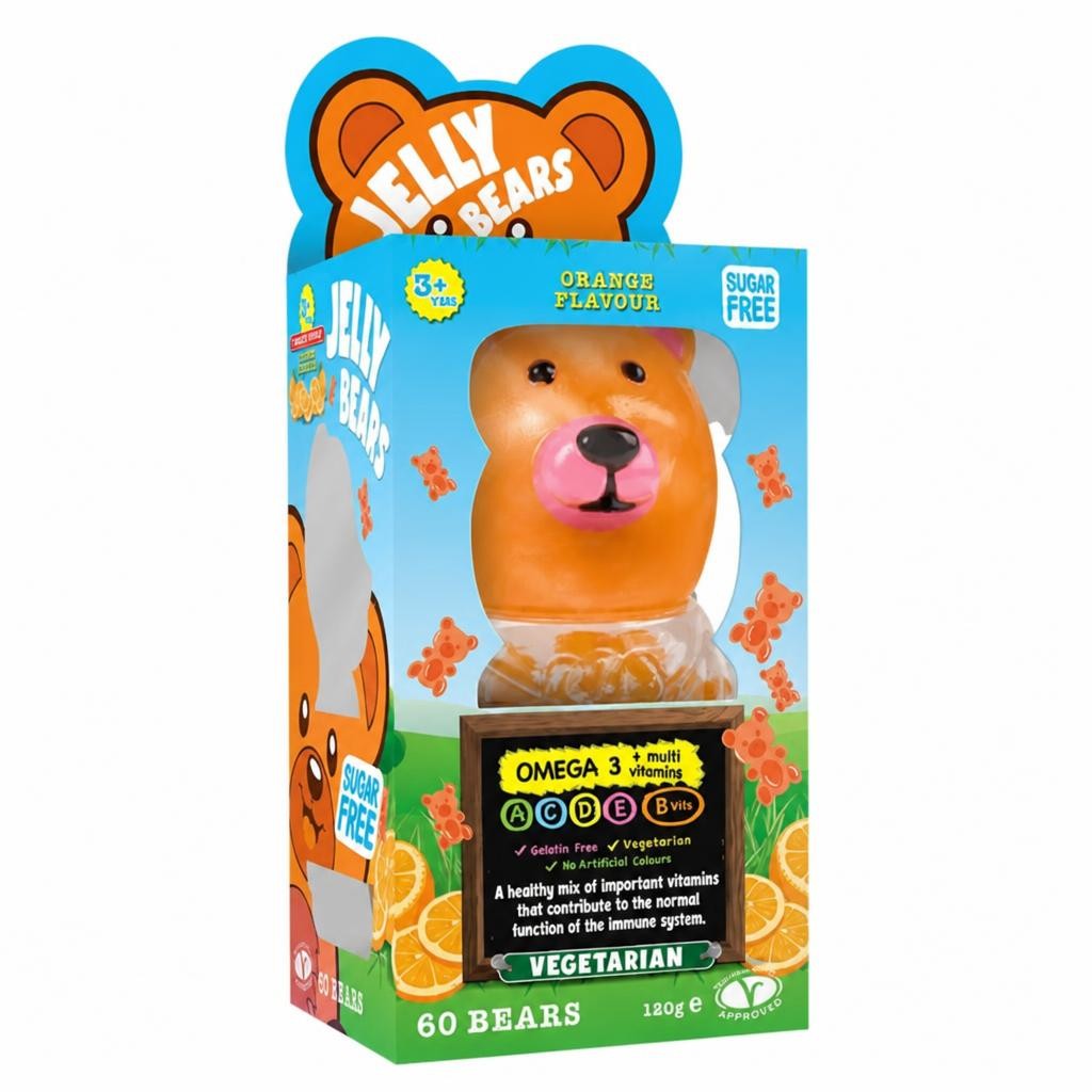 Jelly Bears Omega - Jar (60 BEARS)