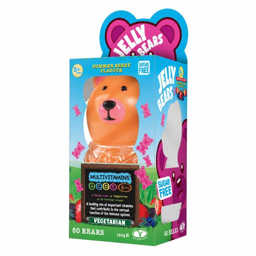 Jelly Bears Multivitamin - Jar (60 BEARS)