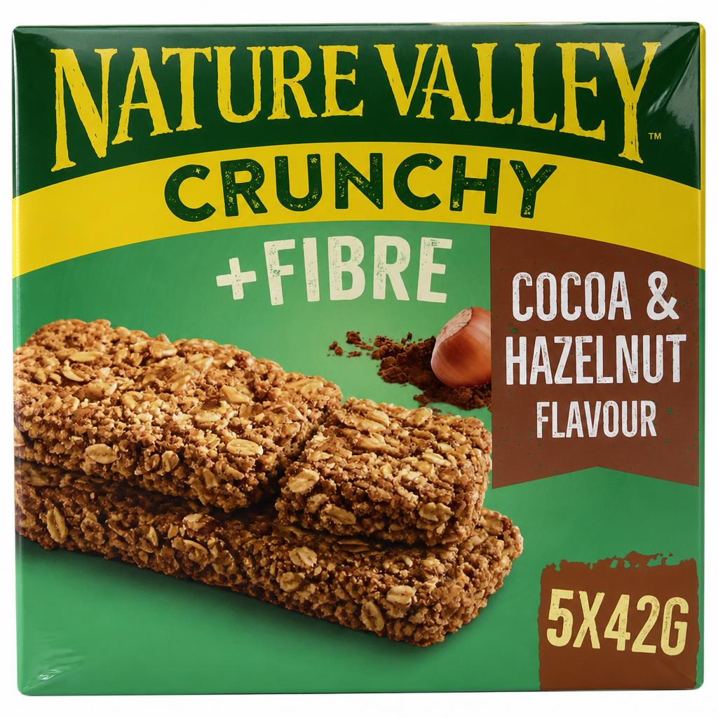 Nature Valley Crunchy Cocoa & Hazelnut Flavour 5 x 42g