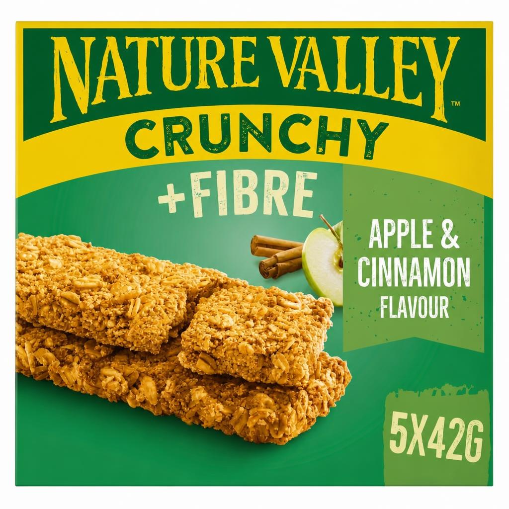 Nature Valley Crunchy Apple & Cinnamon Flavour 5 x 42g