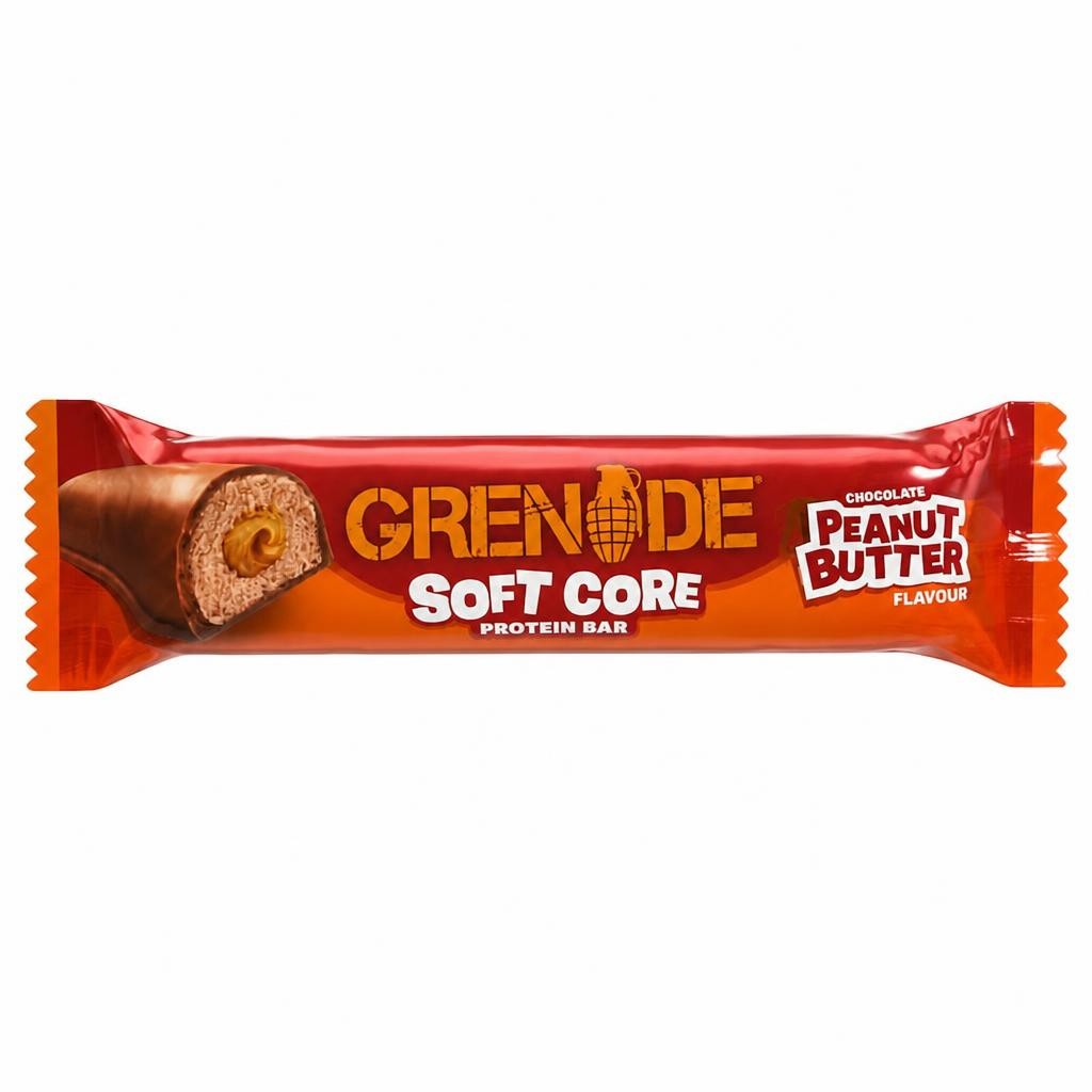 Grenade Soft Core Chocolate Peanut Butter Protein Bar 50g