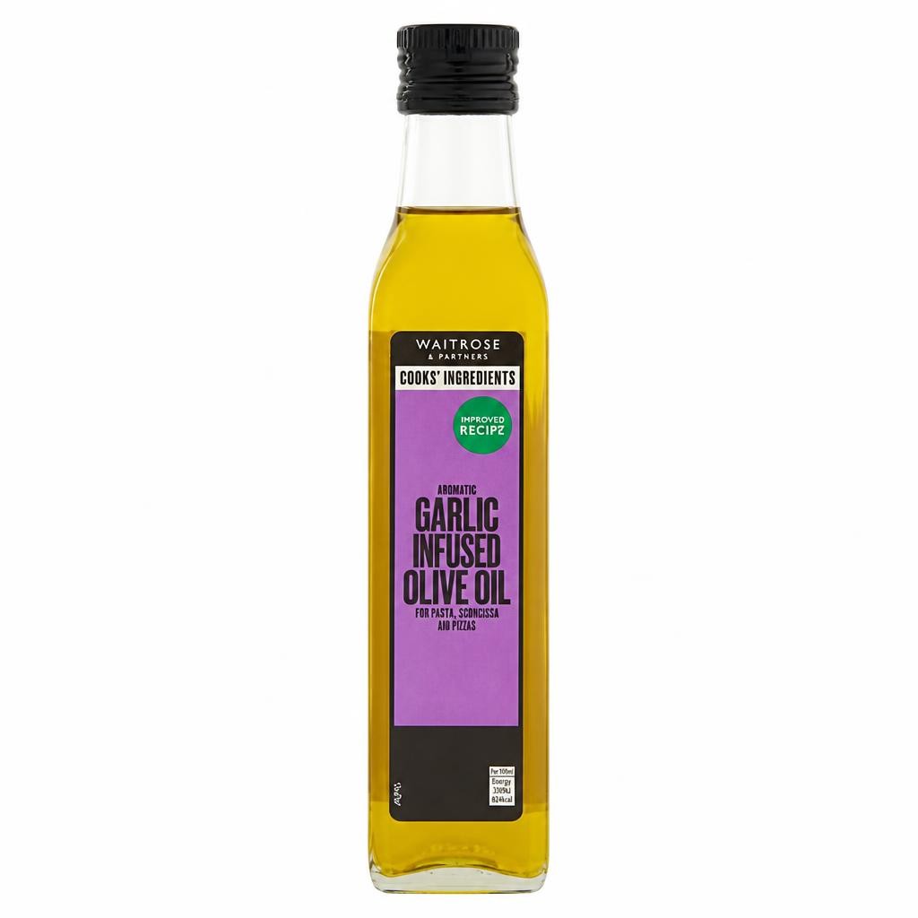 Waitrose Cooks Ingredients Garlic Extra Virgin Olive Oil