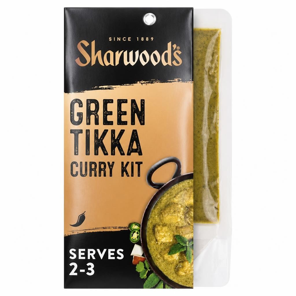 Sharwood's Chef's Special 250g Green Tikka Indian Curry Sauce Meal Kit