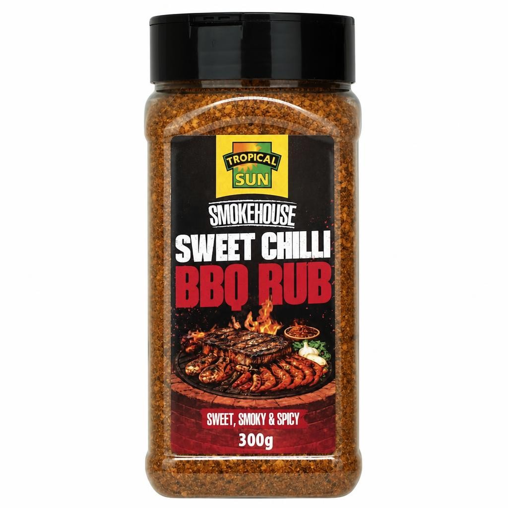 Tropical Sun Smokehouse Sweet Chilli BBQ Rub 300g