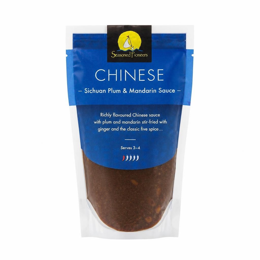 Seasoned Pioneers Cooking Sauce - Chinese Sichuan Plum & Mandarin