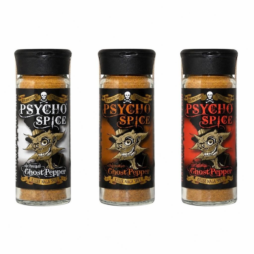 Psycho Juice Naga Spice Seasoning 3pc Set