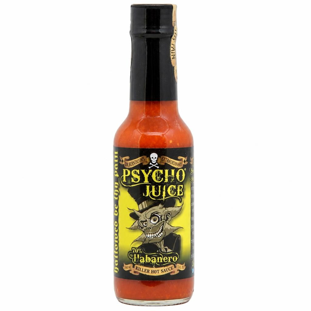 Psycho Juice 70% Habanero Hot Sauce 148ml