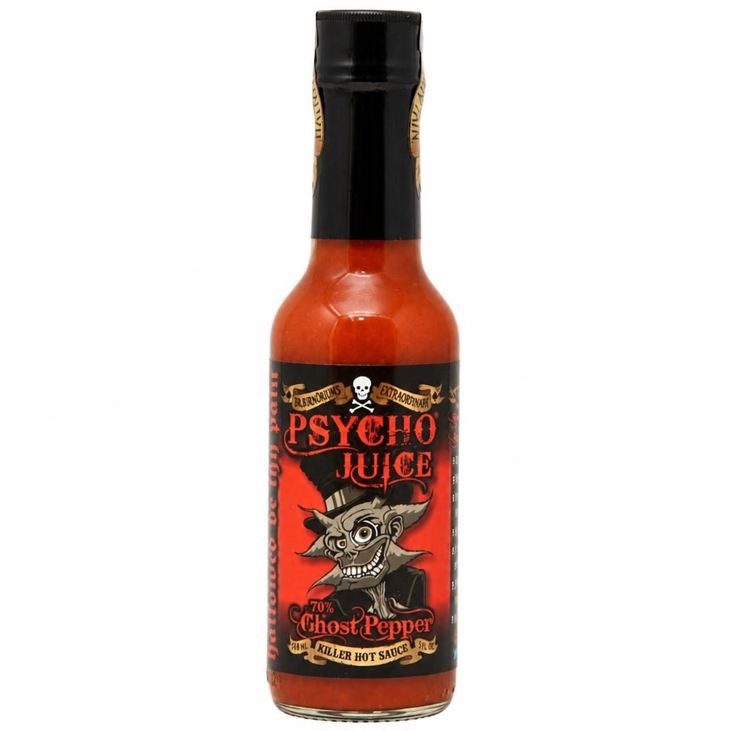 Psycho Juice 70% Ghost Pepper Hot Sauce 148ml