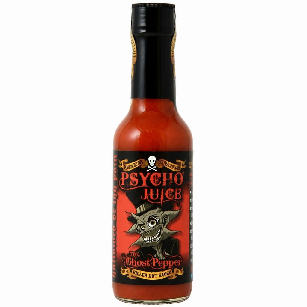 Psycho Juice 70% Ghost Pepper Hot Sauce 148ml