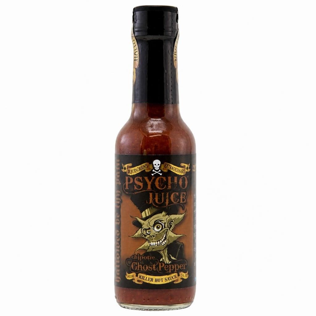 Psycho Juice Chipotle Ghost Pepper Hot Sauce 148ml