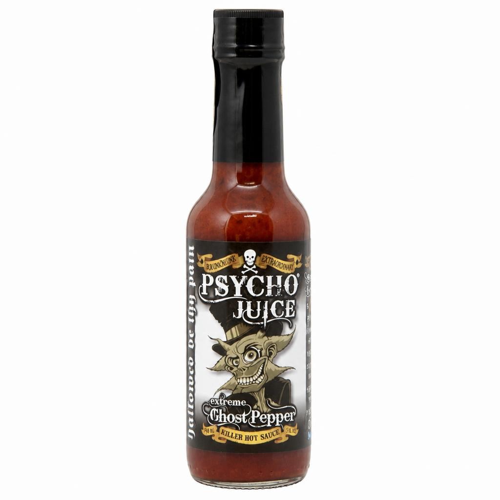 Psycho Juice Extreme Ghost Pepper Hot Sauce 148ml