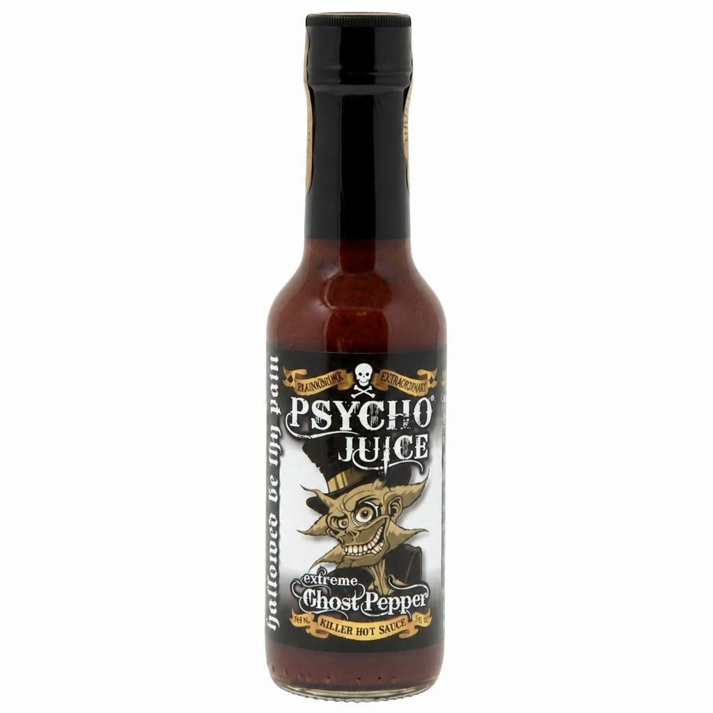 Psycho Juice Extreme Ghost Pepper Hot Sauce 148ml