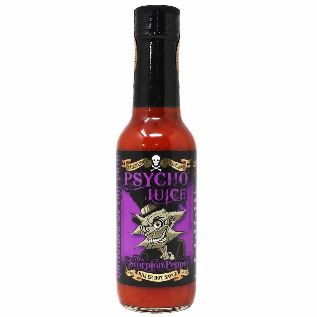 Psycho Juice 70% Scorpion Pepper Hot Sauce 148ml