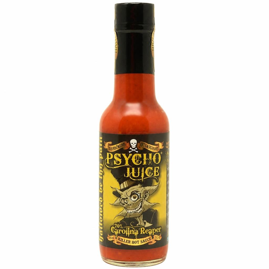 Psycho Juice 70% Carolina Reaper Hot Sauce 148ml
