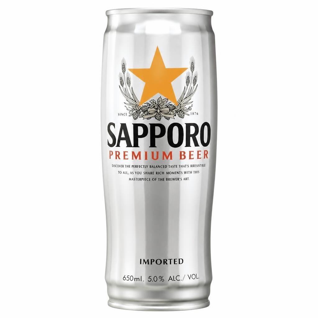 Sapporo Premium Beer 650Ml
