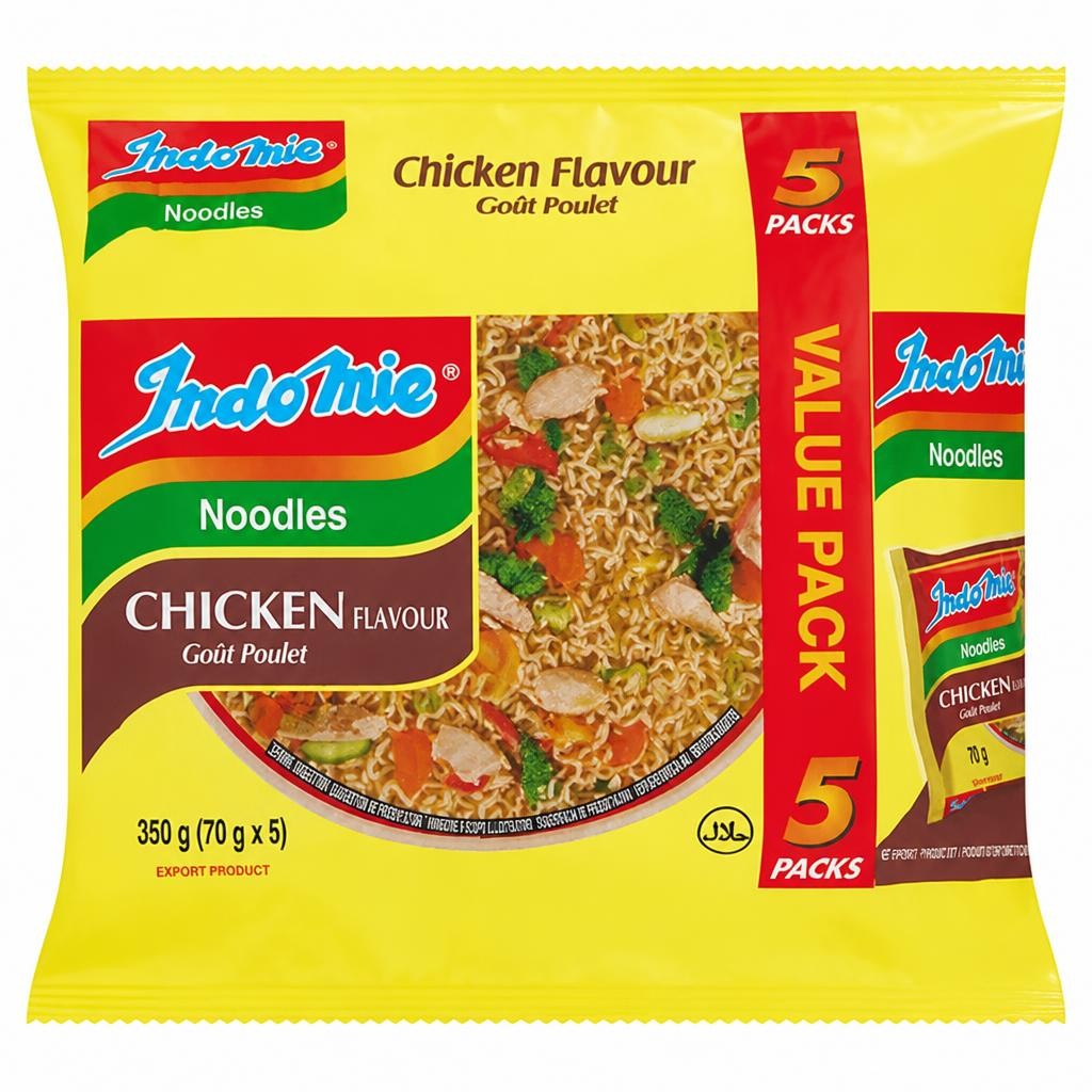 Indomie Chicken Flavour Noodles 5x70g