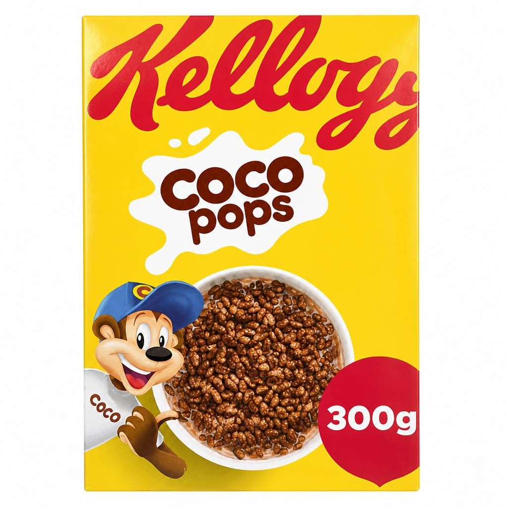 Kellogg's Coco Pops Chocolate Breakfast Cereal 300g