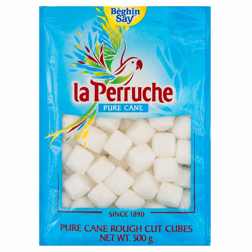 La Perruche Pure Cane White Rough Cut Cubes