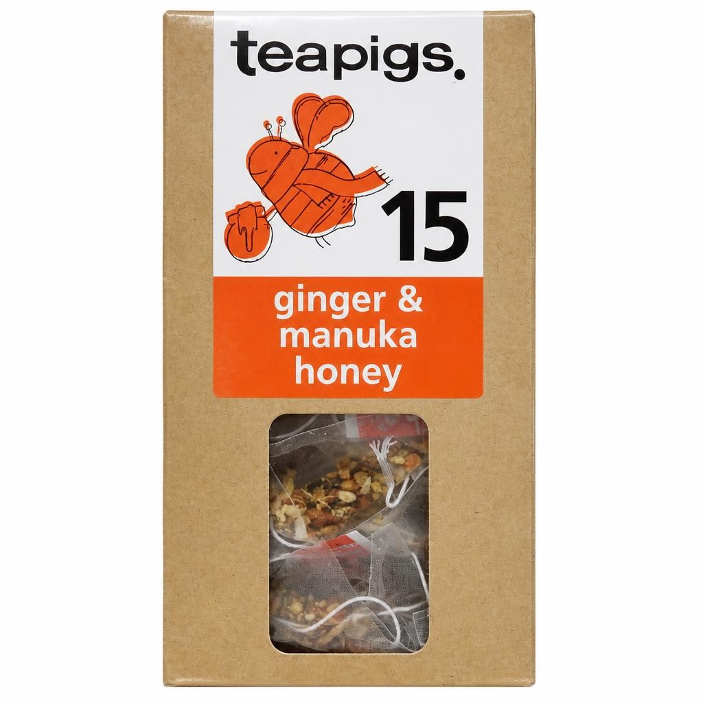 Teapigs Ginger & Manuka Honey 15s