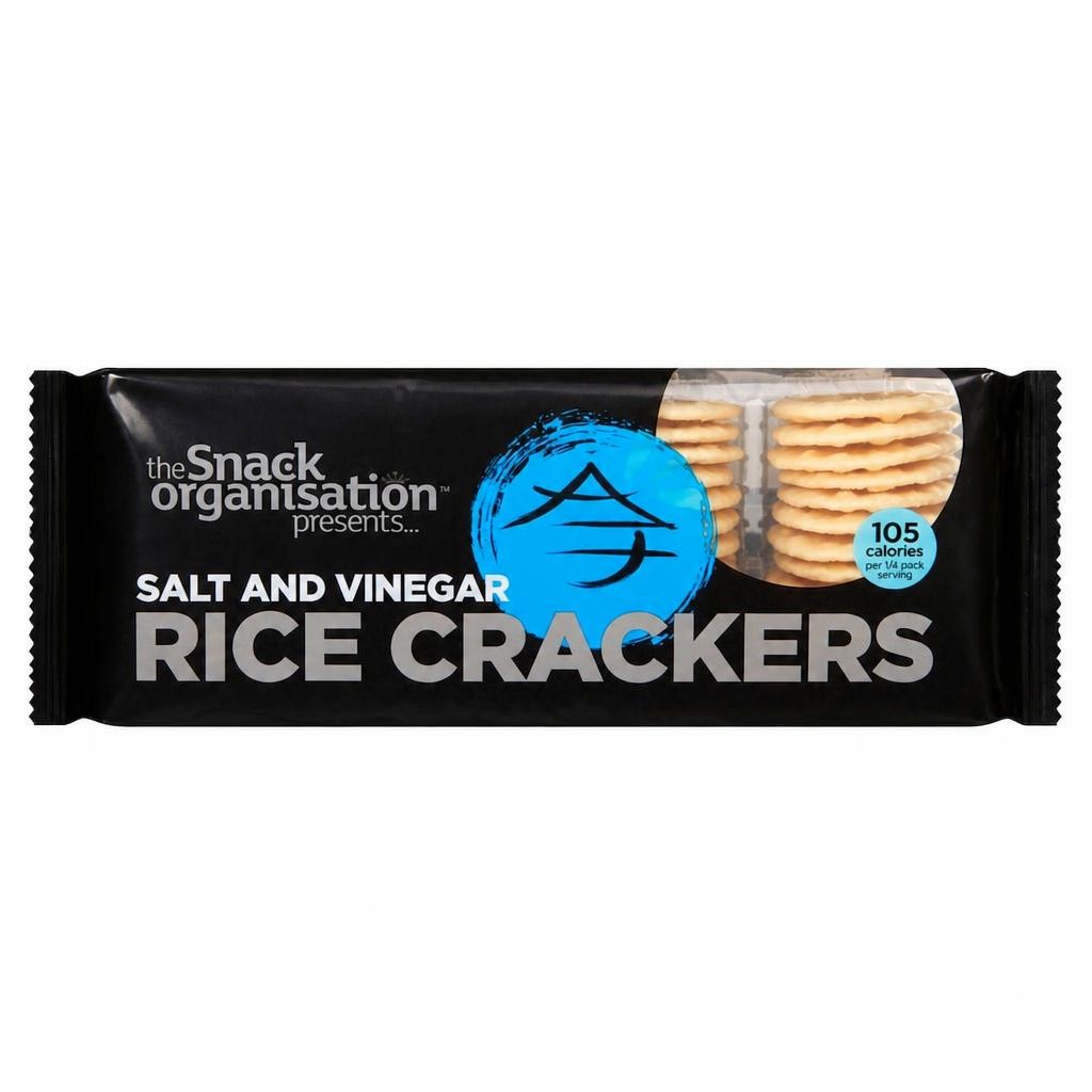 Snack Organisation Salt & Vinegar Rice Crackers 100g
