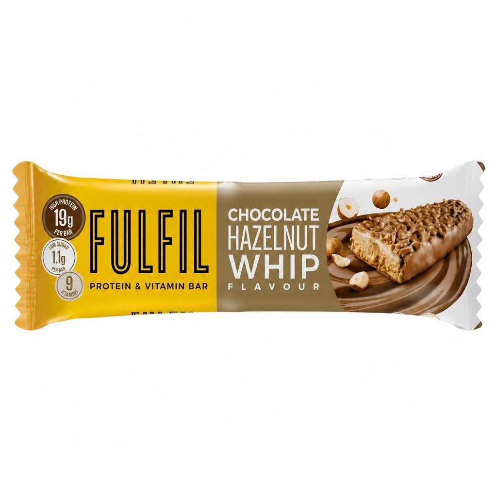 Fulfil Chocolate Hazelnut Whip Flavour Protein & Vitamin Bar 55g