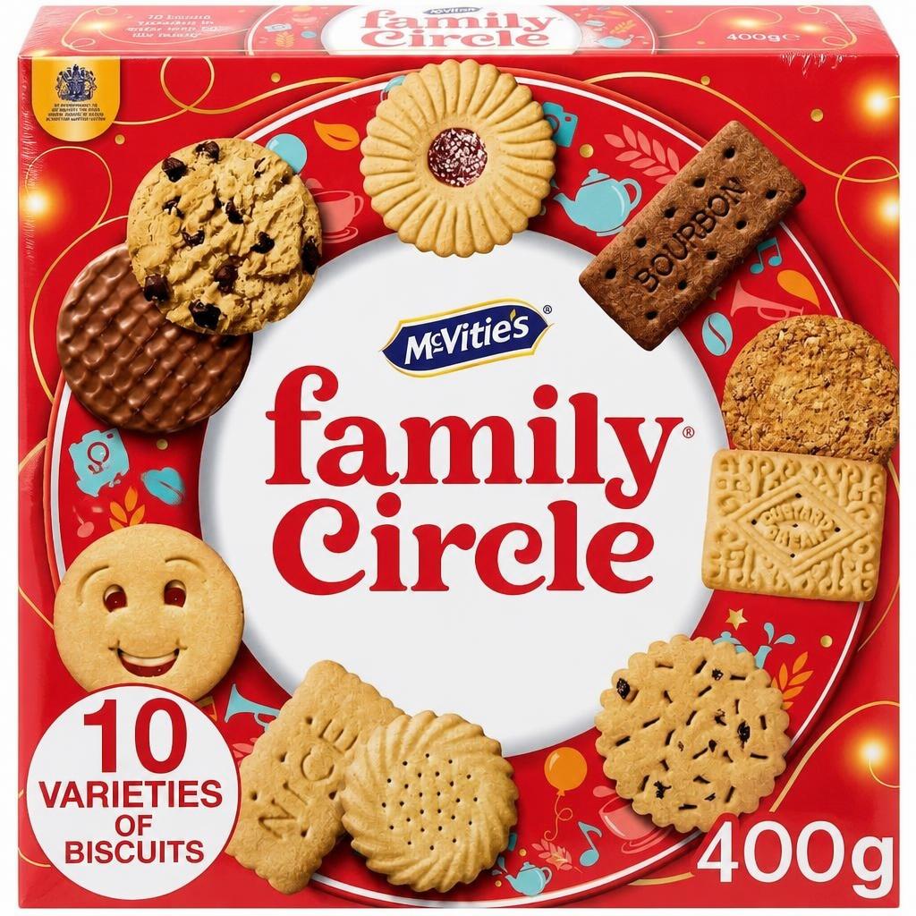 McVitie's Family Circle 10 Biscuits 400g